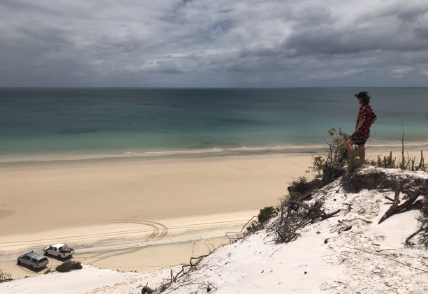 Fraser Island Sand Dune on the West Side